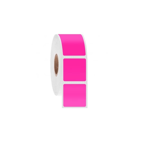 Ga International NitroTag Cryogenic Barcode Labels, 1x1, 3" Core, Pink, 3000 Labels 247186P - main